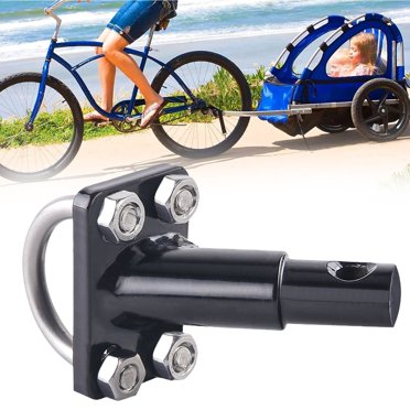 Ecohintz Bicycle Trailer Hitch, Quick-Clutch Trailer Hitch for Bicycle - Increase Transport Capacity for Pets, Groceries & Outdoor Family Trips | Easy-Attach & Durable, Bike Cargo Hitch, Black