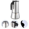 thumbnail image 4 of Miangastore 1pc Stainless Steel Moka Pot Espresso Coffee Maker Home 300ML Coffee Pot, 4 of 9