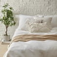 thumbnail image 2 of Bouclair Collection Collin Blanche - Ensemble Housse de Couette 3 Pcs Double / Grand Lit, 2 of 5