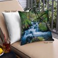 thumbnail image 1 of Ahgly Company Earth Waterfall Coussin Décoratif d'Extérieur, 18 Po X 18 Po, 1 of 6