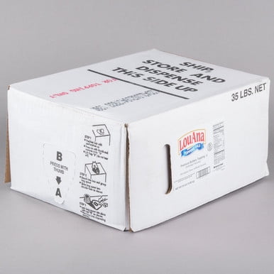 LouAna Butter Flavored Topping Bag-in-Box Oil 35 LBS | 1 Bag/Case