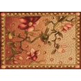 thumbnail image 1 of Ahgly Tapis Rectangulaire Orange Lavable en Machine, 5 Pieds x 8 Pieds, 1 of 7