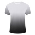 thumbnail image 5 of Qertyioot Été Mode Casual Hommes Col Rond Imprimé Top Hipster Chemise, 5 of 5