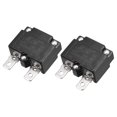 thumbnail image 1 of Unique Bargains Circuit Overload Protector 25A AC125/250V DC32V Automatic Reset Thermal Circuit Breaker 2pcs, 1 of 5