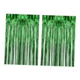 thumbnail image 4 of yuksok 2 Pcs Rideaux à Franges en Aluminium Décoration pour Célébration Fête Scène Performance Vert, 4 of 9