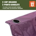 thumbnail image 3 of Ozark Trail Big Event Chair, Holds up to 350lbs, 600D Polyester,  Purple Color, 3 of 11