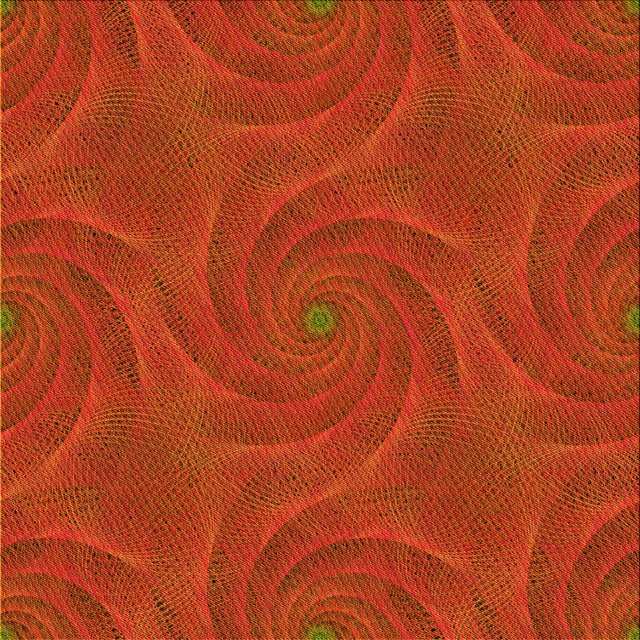 Ahgly Company Tapis d'Intérieur Lavable à la Machine, Carré, Transitionnel, Orange Rouge Orange, Tapis de Zone, 4 Pieds Carré