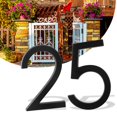 thumbnail image 3 of Large 5.6\" Modern Floating House/Door Numbers 12mm Brushed Stainless Steel, 3 of 10