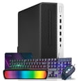 thumbnail image 3 of HP ProDesk 600 G4 SFF Desktop Computer PC Combo | Intel i5 Hexa-Core 8th Gen CPU | 32GB DDR4 RAM | 2TB NVMe SSD | Windows 11 Pro | RGB Sound Bar | HDMI |WIFI - Refurbished, 3 of 5