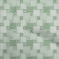 thumbnail image 1 of oneOone Cotton Poplin Green Fabric Asian Block Tile Craft Projects Decor Fabric Printed By The Yard 42 Inch Wide, 1 of 4
