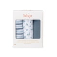 thumbnail image 3 of Lulujo - Infant, Baby, Infant - Cotton Muslin Receiving Blankets - 3 Pack, 3 of 4