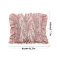 thumbnail image 3 of EGNMCR Pillows, Body Pillow, Throw Pillows, Neck Pillow Wind Bells Flower Pillow Cover Ruffled Pillow Cover Sofa Pillow Cover Living Room Cushion Cover Holiday Gift Polyester pillowcase, 3 of 6