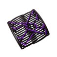 thumbnail image 1 of Pince à Cheveux Magique Extensible pour Femmes, Peignes Doubles pour Chignon, Outils pour Femmes, Violet, 1 of 8