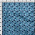 thumbnail image 4 of oneOone Polyester Spandex Blue Fabric Tropical Leaf Sewing Craft Projects Fabric Prints By Yard 56 Inch Wide, 4 of 5