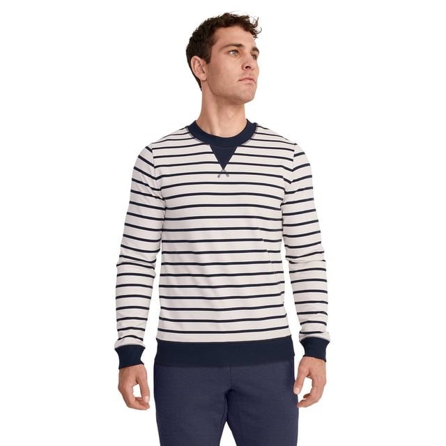 Jockey Lightweight Cotton Blend Fleece Crew Sweatshirt