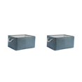 thumbnail image 3 of Maytalsory Sturdy Rope Handle Storage Bin Convenient And Reliable Storage Solution Macaron Light Blue 36*26*16 2Set, 3 of 6