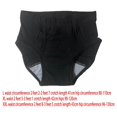 thumbnail image 3 of tredstone Couche pour Hommes Lavable Confortable Imperméable Réutilisable Anti-Fuite Respirante TTG Noir, 3 of 5