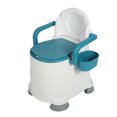 thumbnail image 1 of Chaise de Chevet, Chaise de Pot de Chevet Rembourrée Douce Antidérapante à Grande Capacité avec Seau pour Femmes Enceintes, 1 of 8