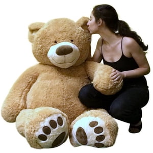 Big Plush Customizable Giant Teddy Bear 5 Feet Tall Custom Personalized Large Stuffed Animal