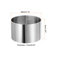 thumbnail image 2 of Unique Bargains 2PCS Round Cake Ring 3.14 x 2 Inch Stainless Steel Pastry Mousse Dessert Ring for Baking Cooking Making Tool, 2 of 6
