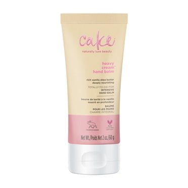Cake Beauty Repairing Hand Cream, Heavy Cream - Shea Butter, Coconut Oil, Aloe Vera & Green Tea – Vanilla Hand Cream for Dry Hands - Travel Size - 2 Oz