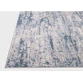 thumbnail image 2 of Tapis tissé crème et bleu Veruca, 2 of 7