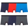 thumbnail image 1 of Fruit Of The Loom Hommes 360 Stretch Caleçons Boxeurs à Canaux de Refroidissement Assortis, Lot de 6,, 1 of 1
