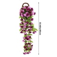 thumbnail image 2 of Clearance! KITTEHIGM Roses Hanging Flowers Artificial Decorations Silk Roses Faux Hanging Plants Faux Hanging Roses Hanging Artificial Flowers Pallet Sales Today’S Deal, 2 of 6