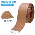 thumbnail image 2 of Uxcell Self Adhesive Floor Transition Strip Vinyl Flat Divider Flooring Brown 20 FT x 2", 2 of 7