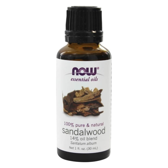 NOW Foods - 100% Pure & Natural 14% Essential Oil Blend Sandalwood - 1 fl. oz.