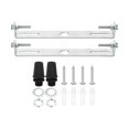 thumbnail image 1 of Unique Bargains 115mm Ceiling Light Plate Kit Light Fixture Mounting Bracket Plate Steel Crossbar for Pendant Wall Light 2 Set, 1 of 7