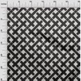 thumbnail image 3 of oneOone Velvet Black Fabric Check Sewing Material Print Fabric By The Yard 58 Inch Wide, 3 of 4