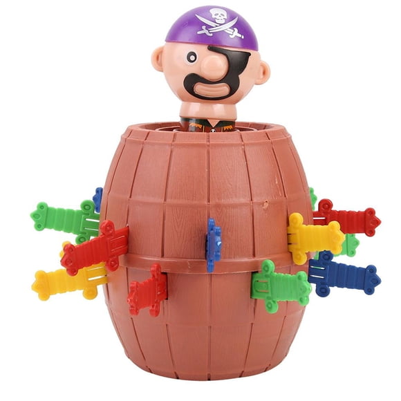 TOPINCN Funny Jumping Pirate Barrel Game Toy Tricky Toy Adult Kids Party Game,Pirate Barrel Game, Pirate Barrel Game Toy