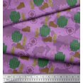 thumbnail image 3 of Soimoi Moss Georgette Fabric Bag,Direction Compass & Shoes Travel Fabric Prints by Yard 42 Inch Wide, 3 of 3