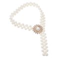thumbnail image 4 of MasteelfCA 2pcs Metal Pearl Decoration Curtain Tieback Simple Strapping Elastic Belts, 4 of 8