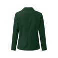 thumbnail image 4 of Innerwin Blazers Solid Color Women Cardigan Jacket Work Shawl Neck Slim Fit Business Jackets Dark Green M, 4 of 7