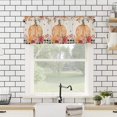 thumbnail image 5 of Thanksgiving Pumpkin Valance, Maple Leaf Valances for Windows, Kitchen Valances for Window, Kitchen Curtains 54x18 Short Curtains Rod Pocket Bathroom Curtains Window, Kitchen Window Curtains, 5 of 5