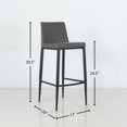 thumbnail image 2 of Tabouret de Bar Rembourré de Qualité Contractuelle Celine (26 Po/30 Po), 2 of 2