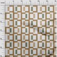 thumbnail image 3 of oneOone Velvet Brown Fabric Geometric Craft Projects Decor Fabric Printed By The Yard 58 Inch Wide, 3 of 4