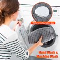 thumbnail image 4 of Arealer Heating Pad for Back Cramp 11.8*23.6 In Size Electric Heating Pad for Shoulder Neck with 10 Temperature Level and 3 Timer Plug, 4 of 7
