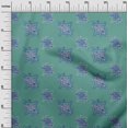 thumbnail image 2 of oneOone Cotton Poplin Fabric Floral Block Print Sewing Fabric BTY 56 Inch Wide, 2 of 4