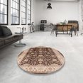 thumbnail image 3 of Ahgly Company Indoor Rectangle Mid-Century Modern Red Brown Oriental Area Rugs, 7' x 9', 3 of 6