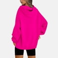 thumbnail image 2 of Besolor Womens Plus Size Hoodies Long Sleeve Drawstring Pullover Tops Casual Loose Fall Winter Hooded Sweatshirts, 2 of 6