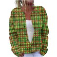 thumbnail image 2 of LOVZFMLL Cardigan for Women's Casual Christmas Printed Knitted Cardigan Button Up Jacket Coat, 2 of 5