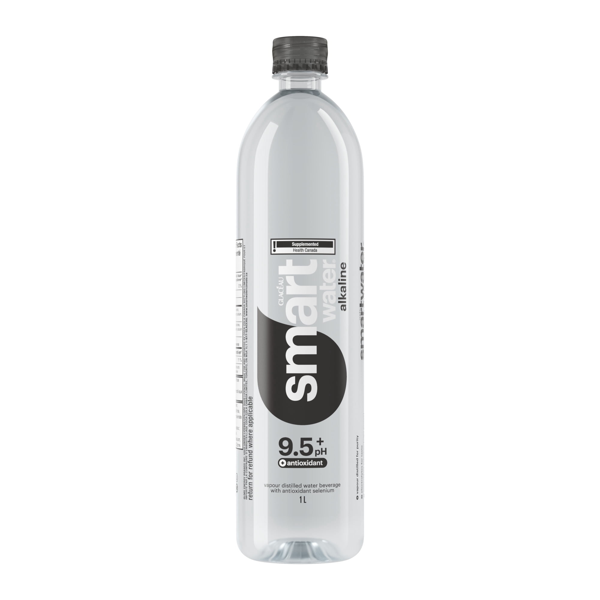 Glaceau Smartwater Alkaline with Antioxidant Bottle, 1 Liter