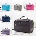 thumbnail image 1 of Extra Large Cosmetic Makeup Travel Wash Toiletry Bag Portable Organizer Handbag Navy, 1 of 3