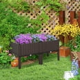 thumbnail image 2 of Outsunny 2-piece Raised Garden Bed PP Raised Flower Bed, 2 of 10