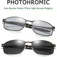 thumbnail image 4 of FEISEDY Classic Polarized Photochromic Sunglasses Driving Photosensitive Glasses B2444, 4 of 6