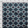 thumbnail image 2 of oneOone Georgette Viscose Fabric Argyle Ikat Print Sewing Fabric BTY 42 Inch Wide, 2 of 4