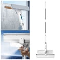 thumbnail image 1 of Raclette de Nettoyage de Fenêtres Rétractable avec Pulvérisateur Intégré et Perche Télescopique d'Extension de 50 Pouces pour Verre à la Maison, 1 of 6